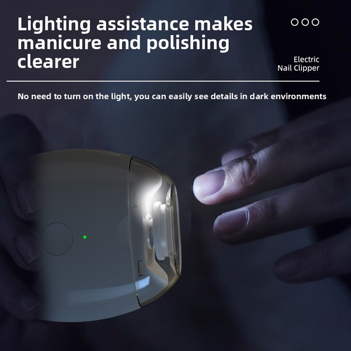 Fully Automatic Nail Trimmer（Nail Grinder (3 Speed ​​Settings + LED Light)）