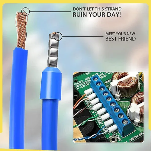 Cold-pressed terminal block VE tube type wire terminal crimping pliers (1200 pieces)