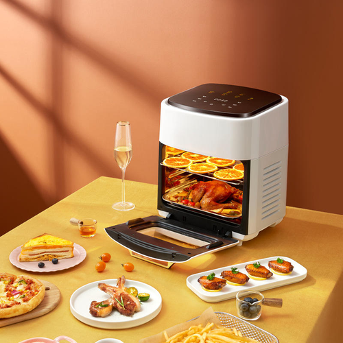 15L large capacity air fryer, French fry maker, oven, and baking appliance for home use.