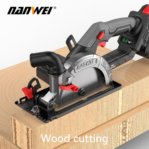 High-speed circular metal saw cutting machine 6-inch brushless electric circular saw-10 cells, one battery and one charge