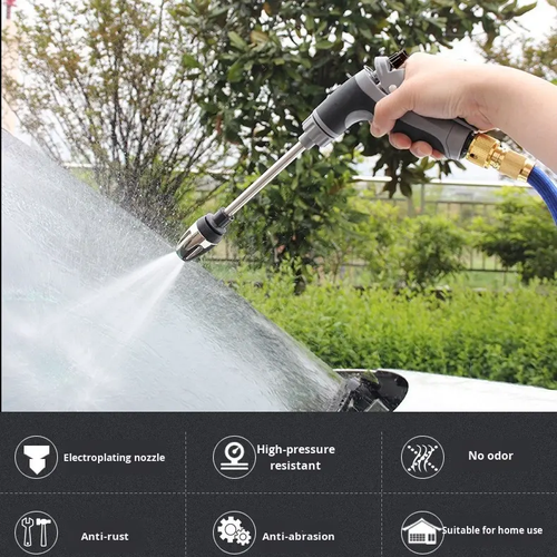 Household high-pressure water gun flower watering tool multi-functional foam pot car wash high-pressure water gun