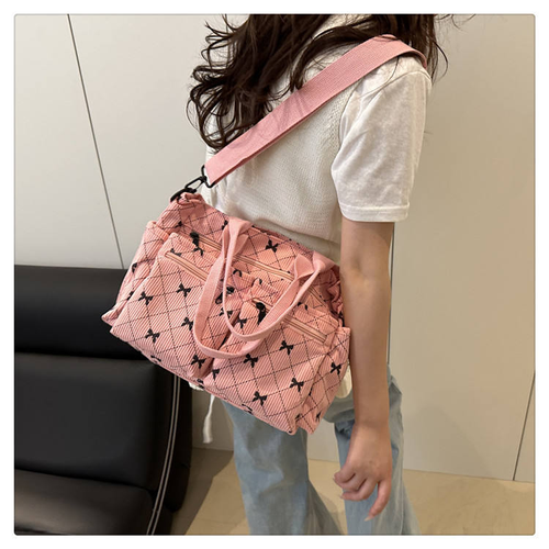 New arrival: Stylish and casual, lightweight, large-capacity handbag shoulder bag crossbody bag for women, featuring a bowknot design.