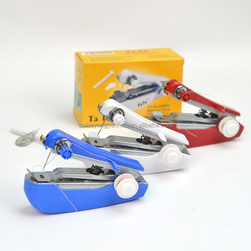 Portable Mini Handheld Sewing Machine (Includes 11-Color Thread Set + 6-Piece Tool Kit)