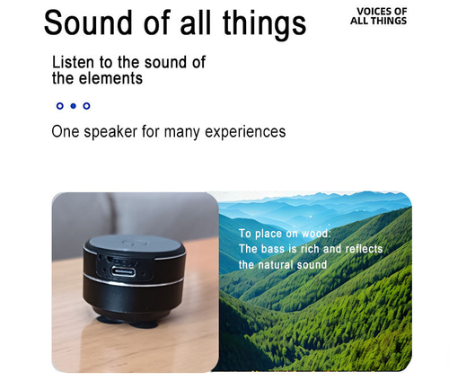 Dual-speaker resonant bone conduction subwoofer Bluetooth speaker: cutting-edge bone conduction Bluetooth speaker technology.