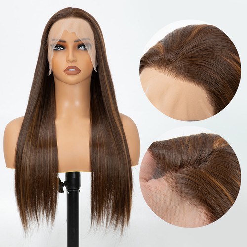 European and American style natural full head wig