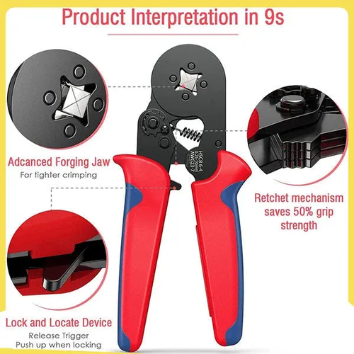 Cold-pressed terminal block VE tube type wire terminal crimping pliers (1200 pieces)