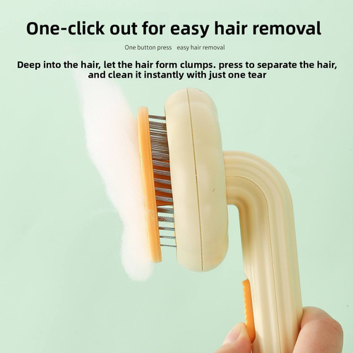 Self-cleaning comb, one-click hair removal beauty needle comb