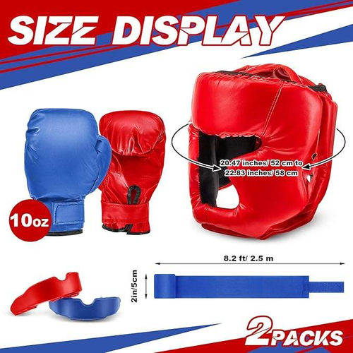 High-quality boxing gloves and boxing helmets