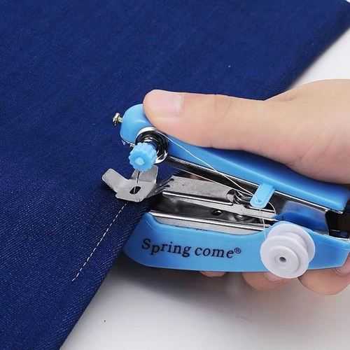 Portable Mini Handheld Sewing Machine (Includes 11-Color Thread Set + 6-Piece Tool Kit)