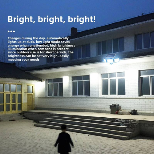 Solar induction wall light road lighting human body induction wall light rotatable split waterproof street light