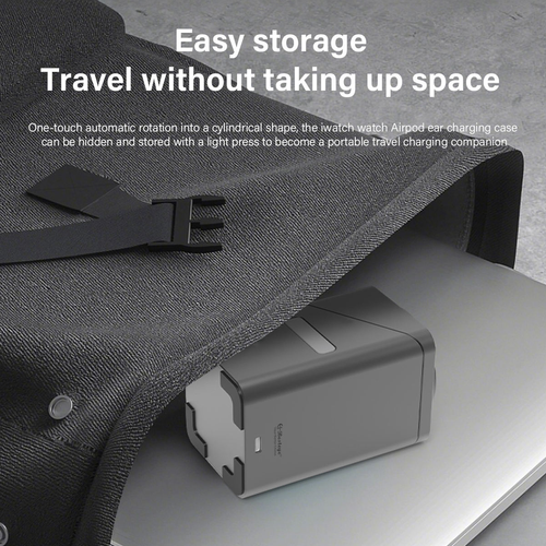 XW10 Rubik's Cube Spin Wireless Charger Strong Magnetic 15W Fast Charging Three-in-One New Desktop Wireless Charger