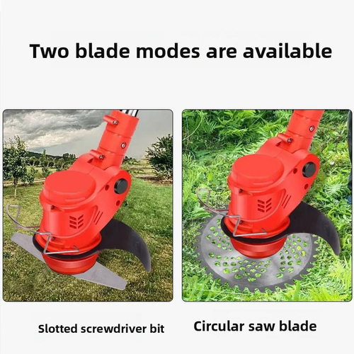 Lithium battery household folding lawn mower