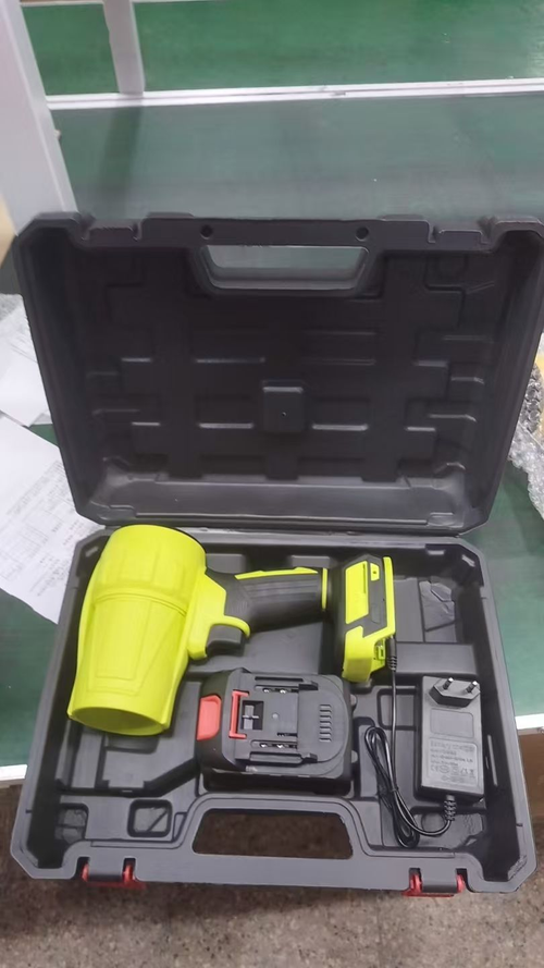 High-power ducted turbine brushless motor, blow vacuum integrated, outdoor dust removal handheld lithium-ion battery-powered blower.