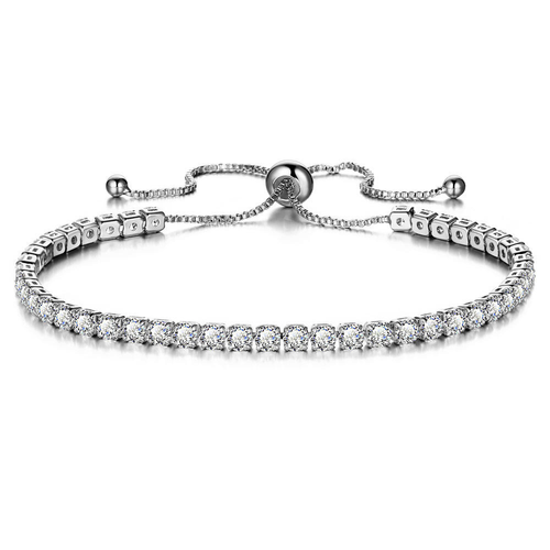 Luxury-Style Bracelet Set: Premium Alloy, Faux Zircon, and Crystal Bracelets (Set of 6)