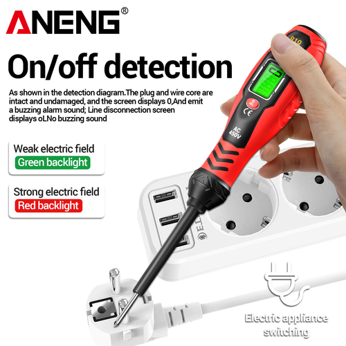 ANENG high-precision smart electricity test pen with digital display and multi-function