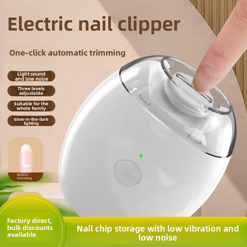 Fully Automatic Nail Trimmer（Nail Grinder (3 Speed ​​Settings + LED Light)）