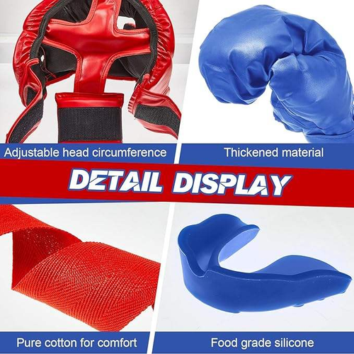 High-quality boxing gloves and boxing helmets