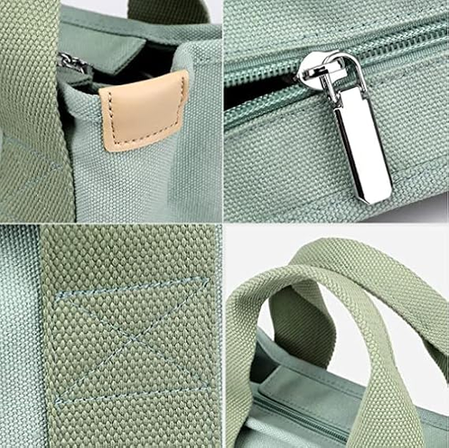 New thickened, large-capacity tote bag (green)