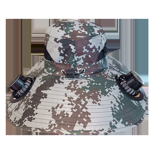 Solar USB charging fan sun hat