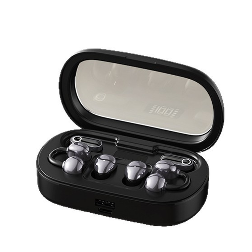 Hot-selling Wireless Clip-on Bluetooth Earbuds with Space Capsule Case (Set of 3 Pairs)