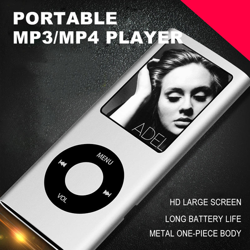 Bluetooth MP3 portable music player with recording, external speaker, and dictionary function.