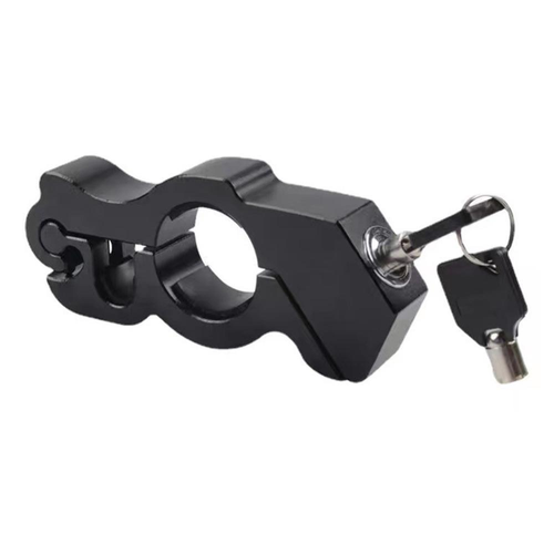 Universal motorcycle throttle lock, scooter anti-theft horn lock, electric bicycle brake lock, portable aluminum alloy handlebar lock.