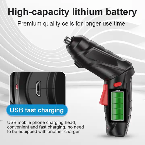 Electric screwdriver set 47-piece tool box