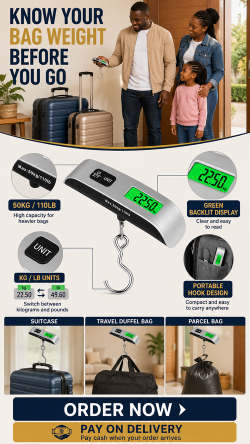 T-Shaped 50kg Luggage Scale