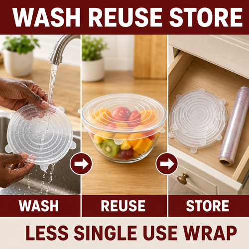 Reusable Silicone Stretch Lids
