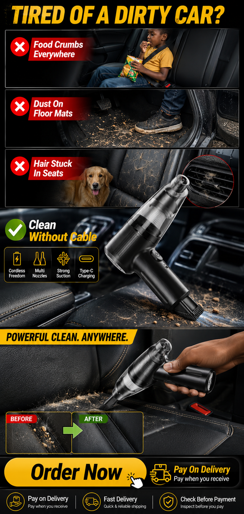 Wireless Handheld Car Vacuum Cleaner