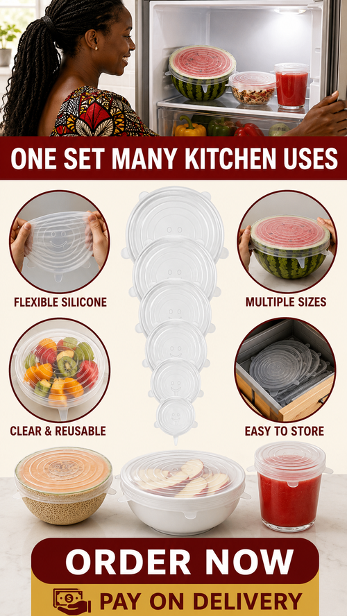 Reusable Silicone Stretch Lids