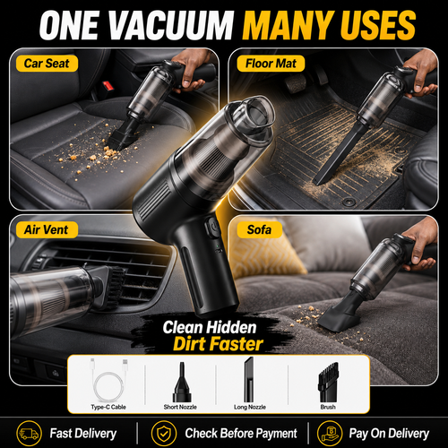 Wireless Handheld Car Vacuum Cleaner