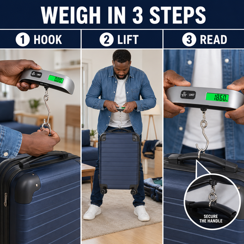 T-Shaped 50kg Luggage Scale