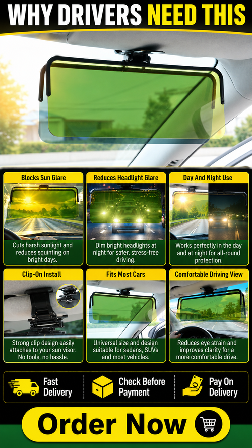 Day Night Anti-Glare Car Visor