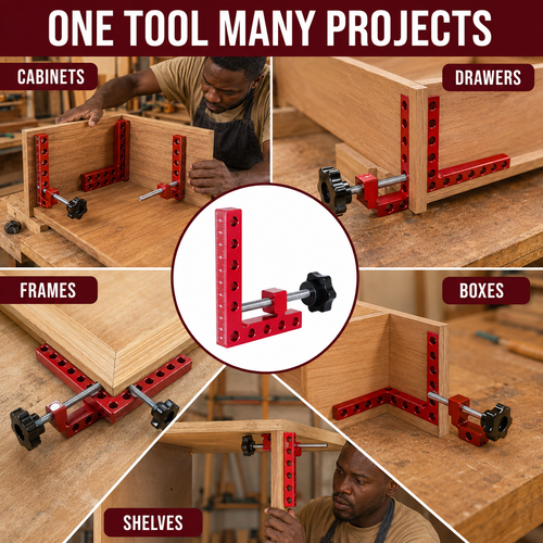 90° Woodworking Corner Clamping Set