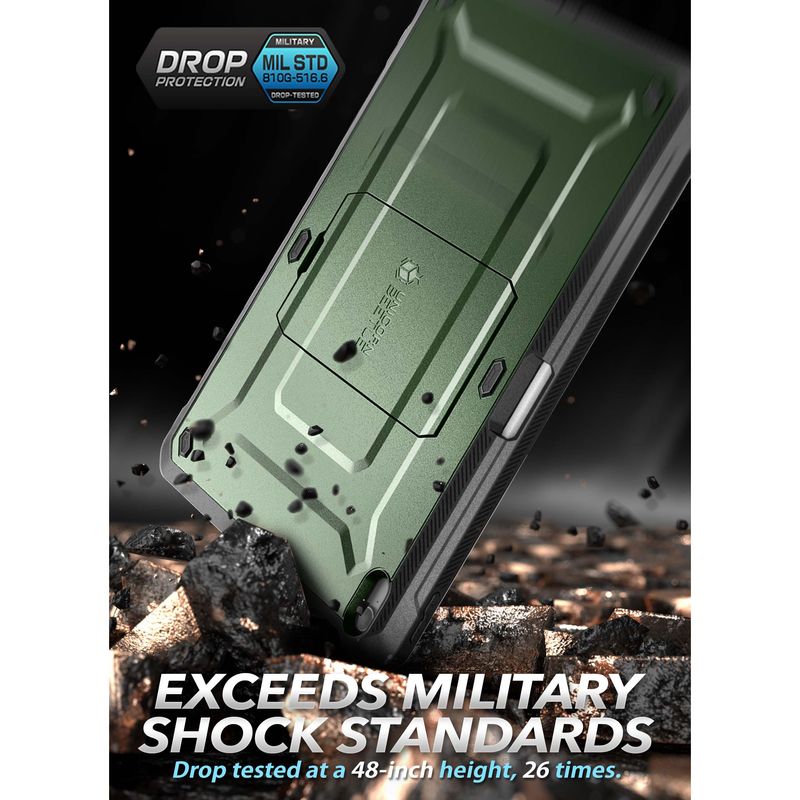 iPad mini 6 Unicorn Beetle PRO Shockproof Rugged Case-Dark Green