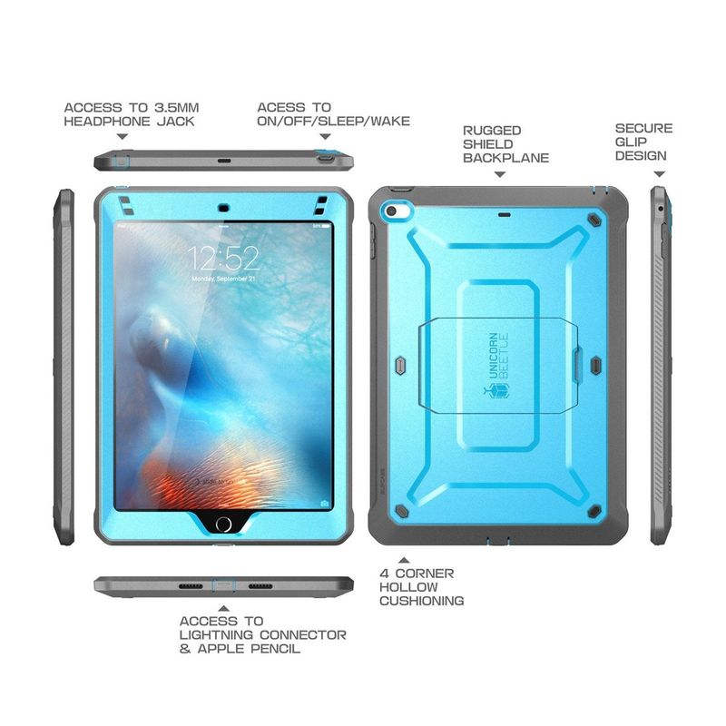 iPad mini 5 Unicorn Beetle PRO Shockproof Rugged Case-Blue