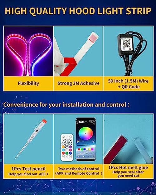 ⚡ Car Decoration LED Light Strip – Stop Your Car Looking Plain at Night, Make It Stand Out at Parties, Weddings & Night Drives