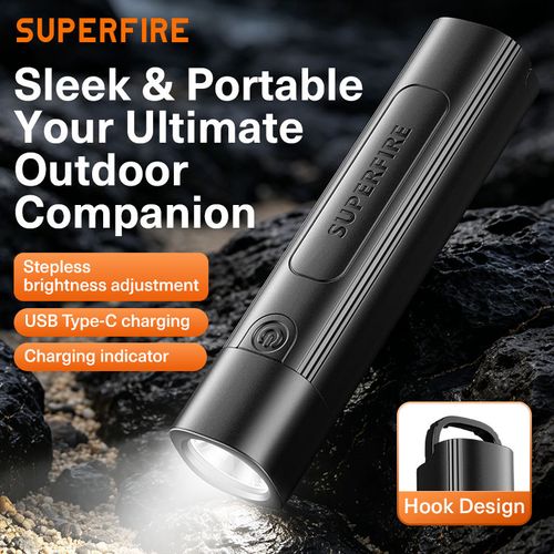 🔥Hot Seller🔥 COD！ USB-C LED Rechargeable UV Flashlight, Mini, High-Power, 395nm