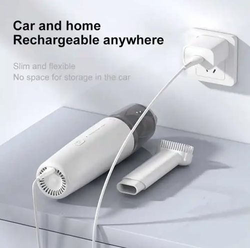⚡ Mini Car Vacuum Cleaner – Stop Crumbs & Dust Messing Up Your Car, Quick Clean Anytime at Home, Office or Roadside