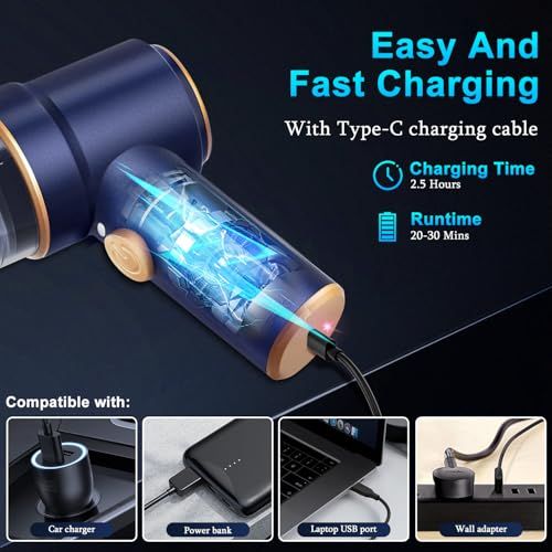 ⚡ Car Vacuum Cleaner – Stop Dirty Seats & Dusty Floors Ruining Your Ride, Quick Clean Anywhere at Home, Office or Roadside