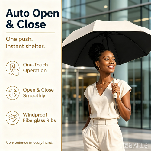 🔥HOT SALE🔥 COD！  All-Weather Umbrella: UPF 50+ Portable Travel Sunshade, Automatic Open&Close, Windproof and Waterproof, Foldable Sun and Rain Umbrella