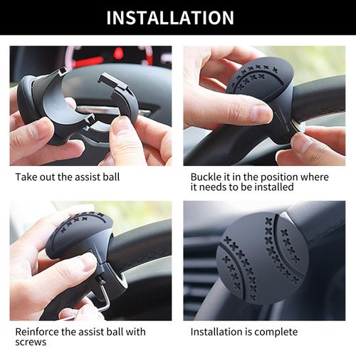 🔥Hot Seller🔥 COD！Power steering ball for car steering wheels: Installs in seconds, saving time and effort, and allows for effortless one-handed steering