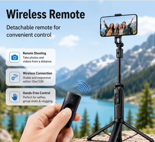AI Face-Tracking Selfie Stick