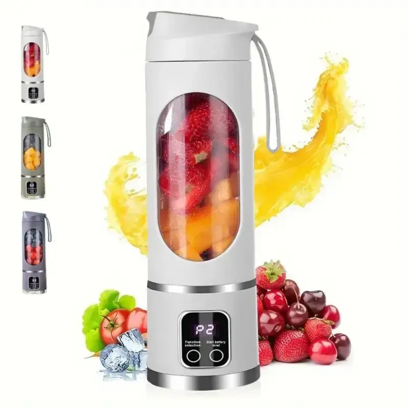 Digital Multimode Juicer Blender - Smart LED Display, Diet-Friendly, Leak Proof Design for Smoothies Liquid Diet, Shakes & Baby Food, Best Compact Blender for Home & Travel, Lemon Juicer, Fathers Day Gift, Back To School, Halloween Gift