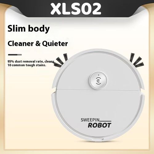 New Model White Smart Robot Vacuum Cleaner, Fully Automatic 3-in-1 (Sweeping, Suction, Mopping), High-Efficiency Cleaning, a Lazy Person's Must-Have Cleaning Tool