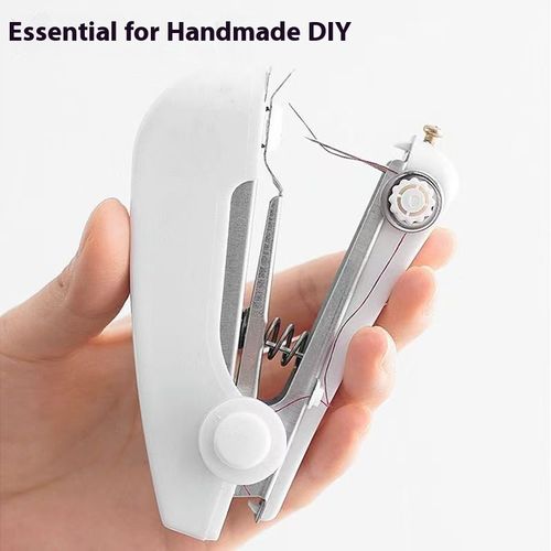Household small sewing machine, portable manual mini micro hand-held simple clothes-sewing pocket tailor machine