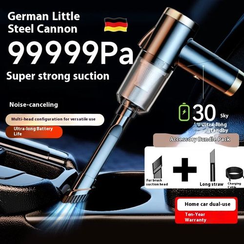 Bestselling vacuum: rechargeable, powerful suction! Small handheld, for home & car—cleans carpets, windows, crevices, grooves! 🌀