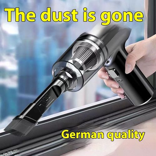 Bestselling vacuum: rechargeable, powerful suction! Small handheld, for home & car—cleans carpets, windows, crevices, grooves! 🌀