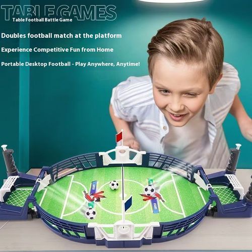 Two-player table football table battle board game, internet-famous toy, educational children's soft bullet gun, multiplayer interaction